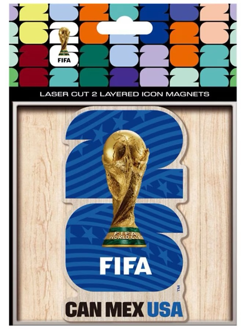 2026 FIFA World Cup Blue Icon Magnet